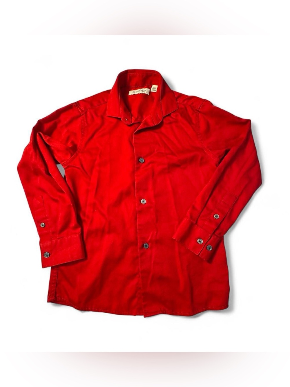 Calvin Klein Men’s Red Button-Up Shirt